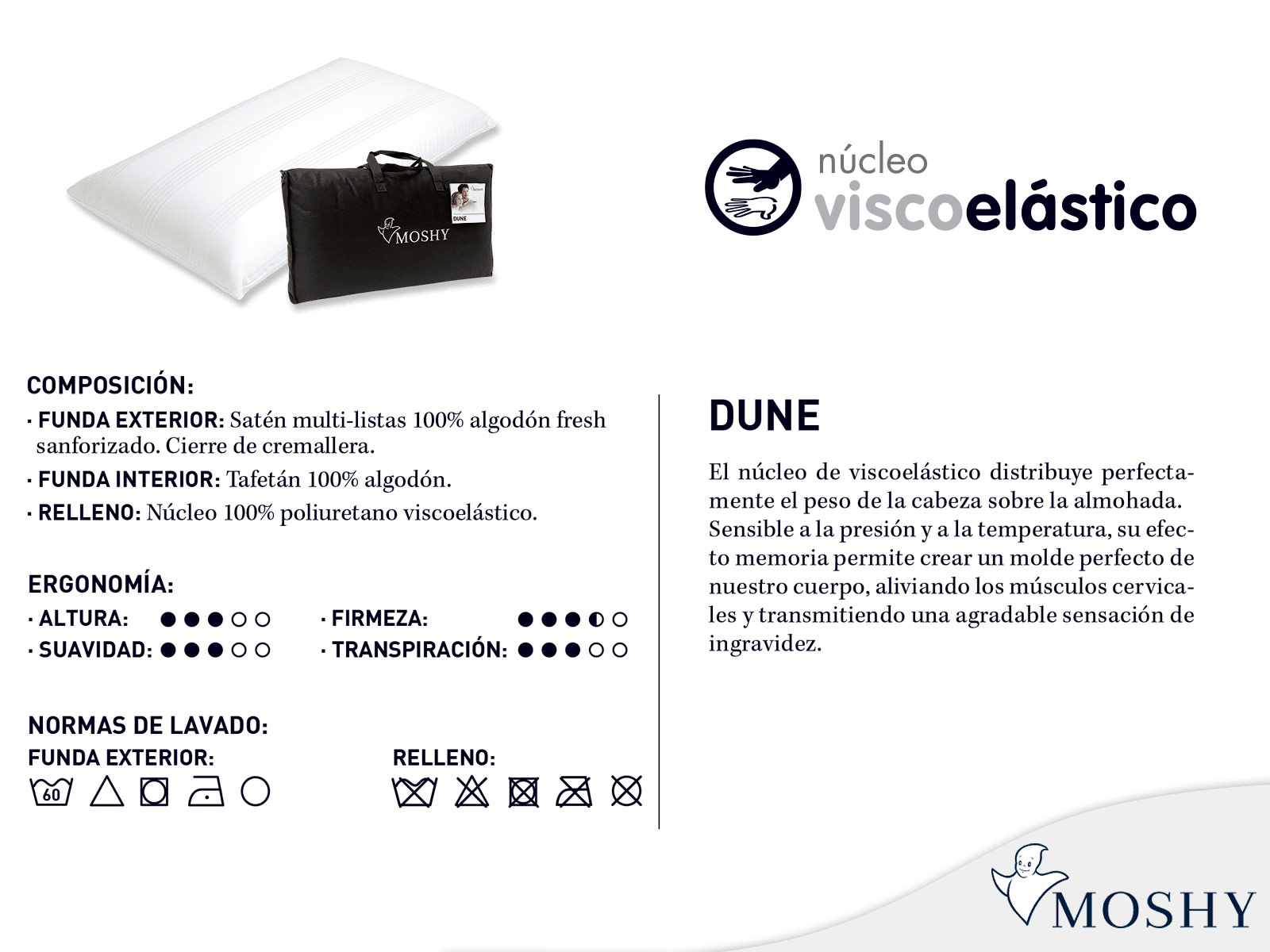 Modelo Dune Colchón viscoelástico en Murcia, tienda colchones en Murcia, colchón firmeza alta descanso óptimo, canapé abatible madera, base tapizada con patas, almohadas en Cartagena, somier lamas madera en Cartagena, topper en Murcia, colchon muelle y visco en Cartagena